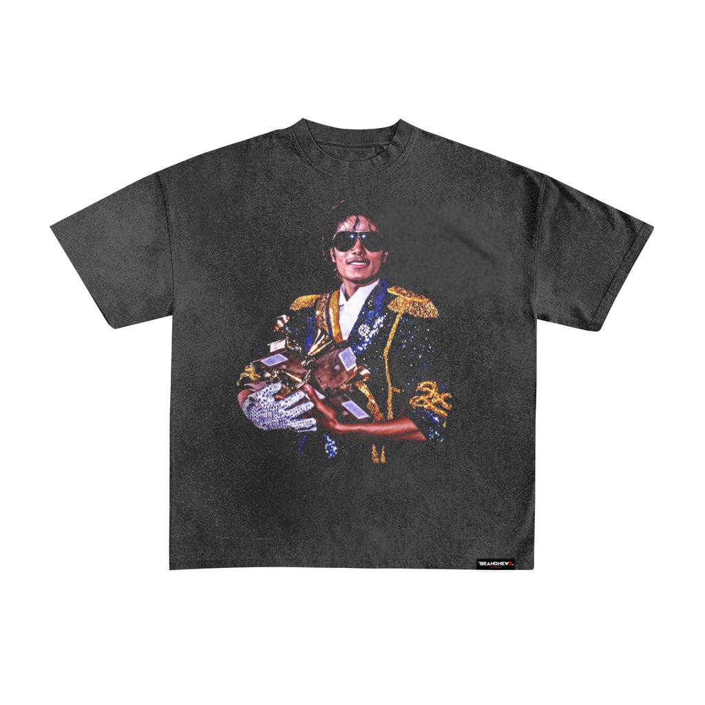 “King Of Pop” Premium Rhinestone Tee