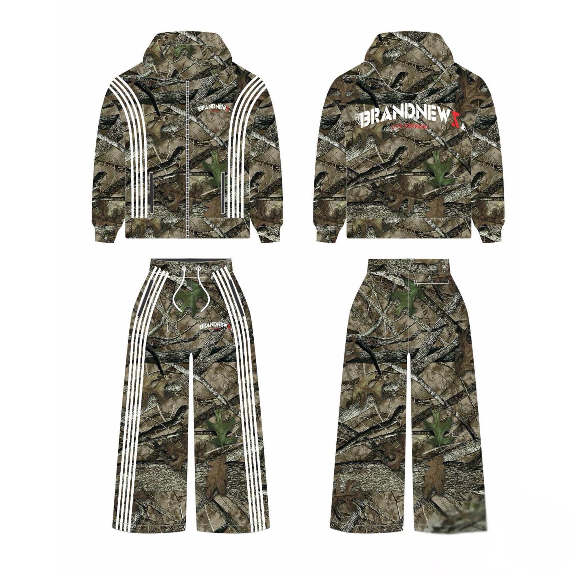 “Brandnewz Live Forward” Premium Embroidered Windbreaker Set