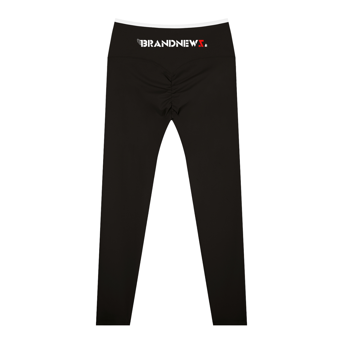 “Brandnewz Live Forward” Women's High-Waisted Yoga Leggings