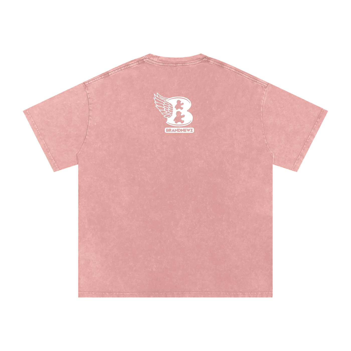 “God Is The Plug” Snow Washed Oversized Cotton T-Shirt