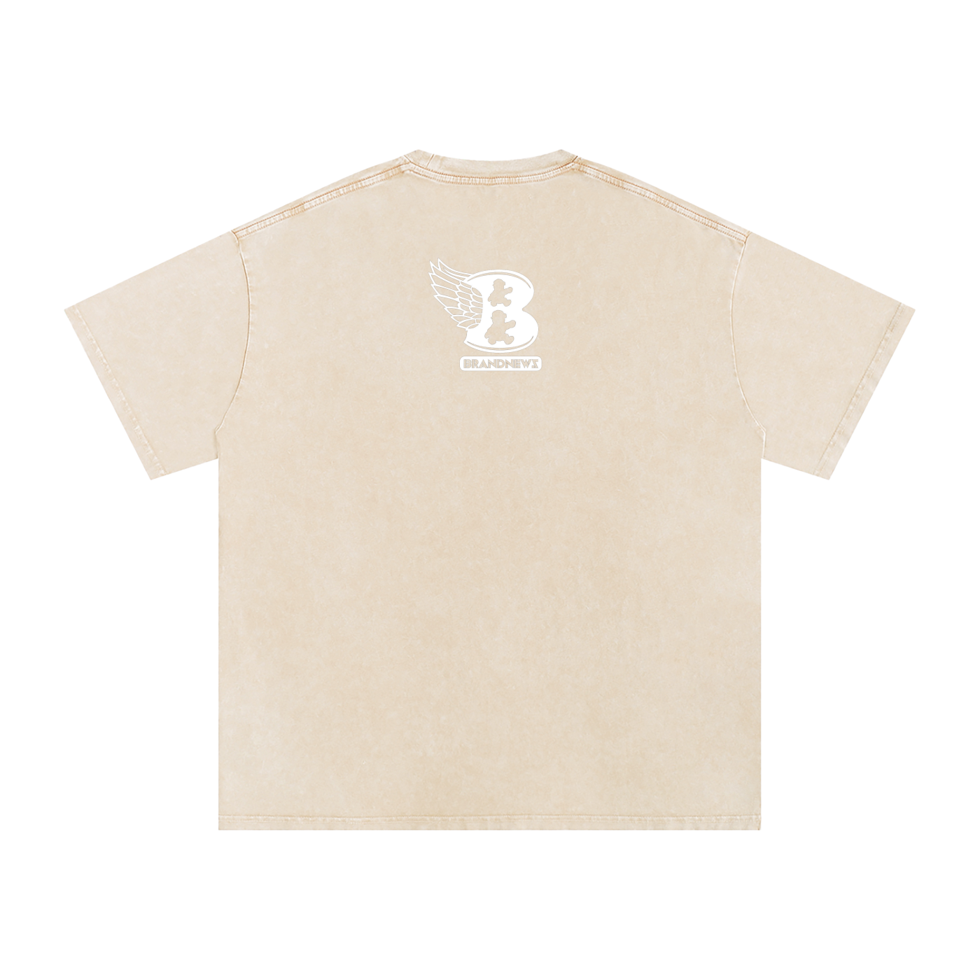 “God Is The Plug” Snow Washed Oversized Cotton T-Shirt