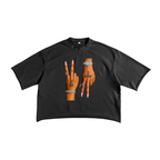 “2 UP 2 down Her” Premium Unisex French Terry Raw Edge T-Shirt