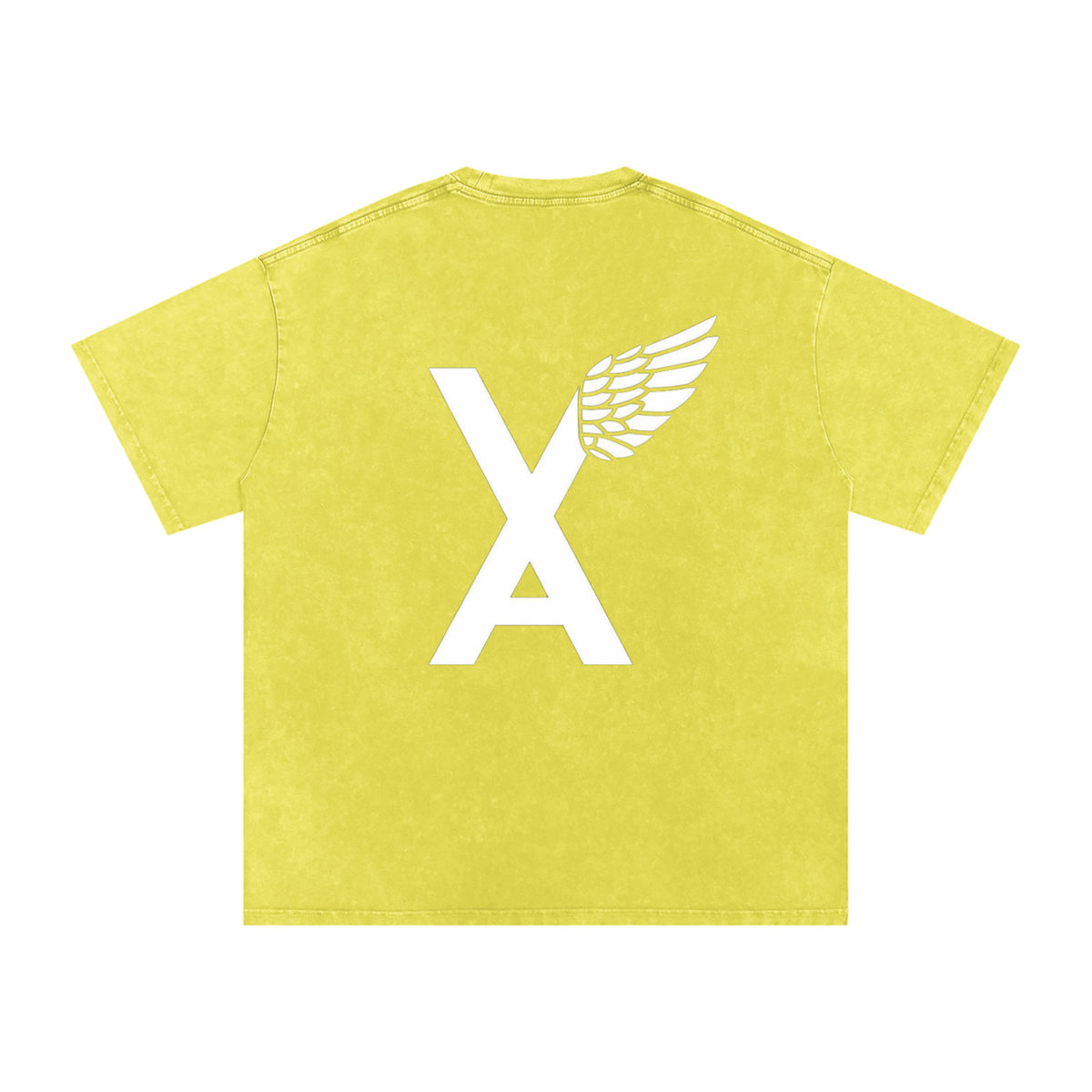 “VA w/wing Immaculate Creation” Snow Washed Oversized Cotton T-Shirt