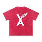 “VA w/wing Immaculate Creation” Snow Washed Oversized Cotton T-Shirt