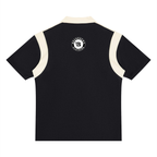 “B w/wing” Unisex Color Block Quarter Zip Premium Polo Shirt