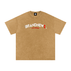 “I’m Here” Premium Snow Washed Oversized Cotton T-Shirt