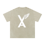 “VA w/wing Immaculate Creation” Snow Washed Oversized Cotton T-Shirt