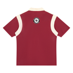 “B w/wing” Unisex Color Block Quarter Zip Premium Polo Shirt