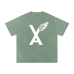“VA w/wing Immaculate Creation” Snow Washed Oversized Cotton T-Shirt