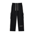 “Brandnewz” Side Stripe Straight-Leg Pants