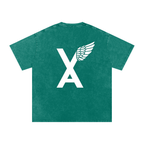 “VA w/wing Immaculate Creation” Snow Washed Oversized Cotton T-Shirt
