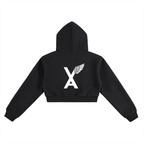 “2 Up 2 down Her” Women’s Premium Essential Cropped Hoodie
