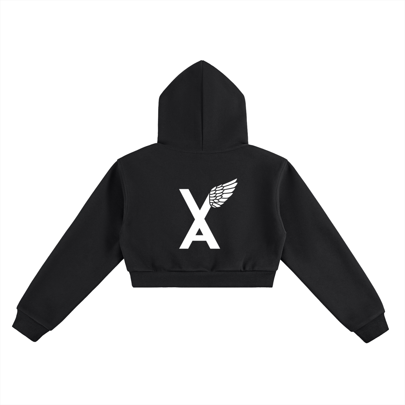 “2 Up 2 down Her” Women’s Premium Essential Cropped Hoodie