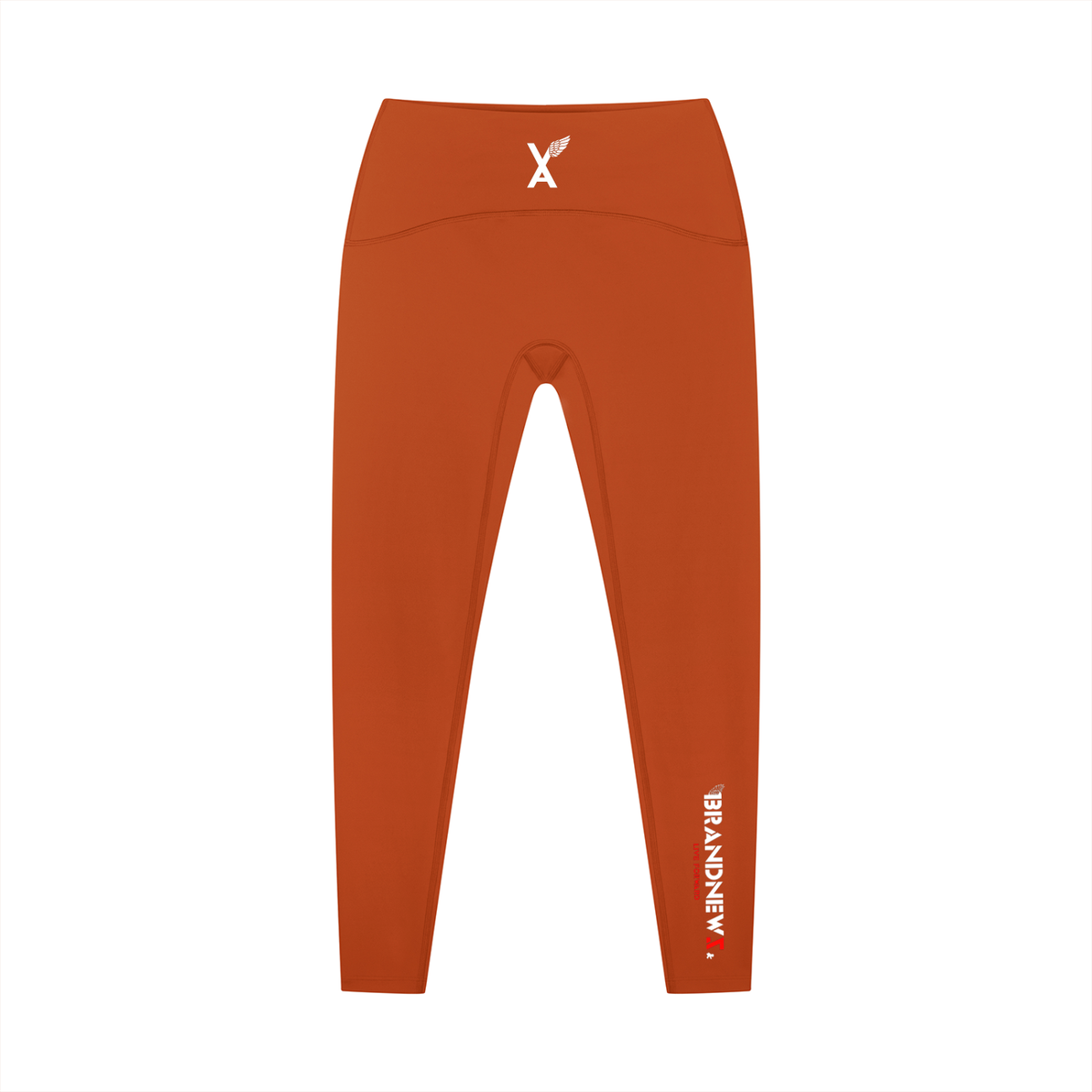“Brandnewz Live Forward” Women's High-Waisted Ankle Length Yoga Leggings