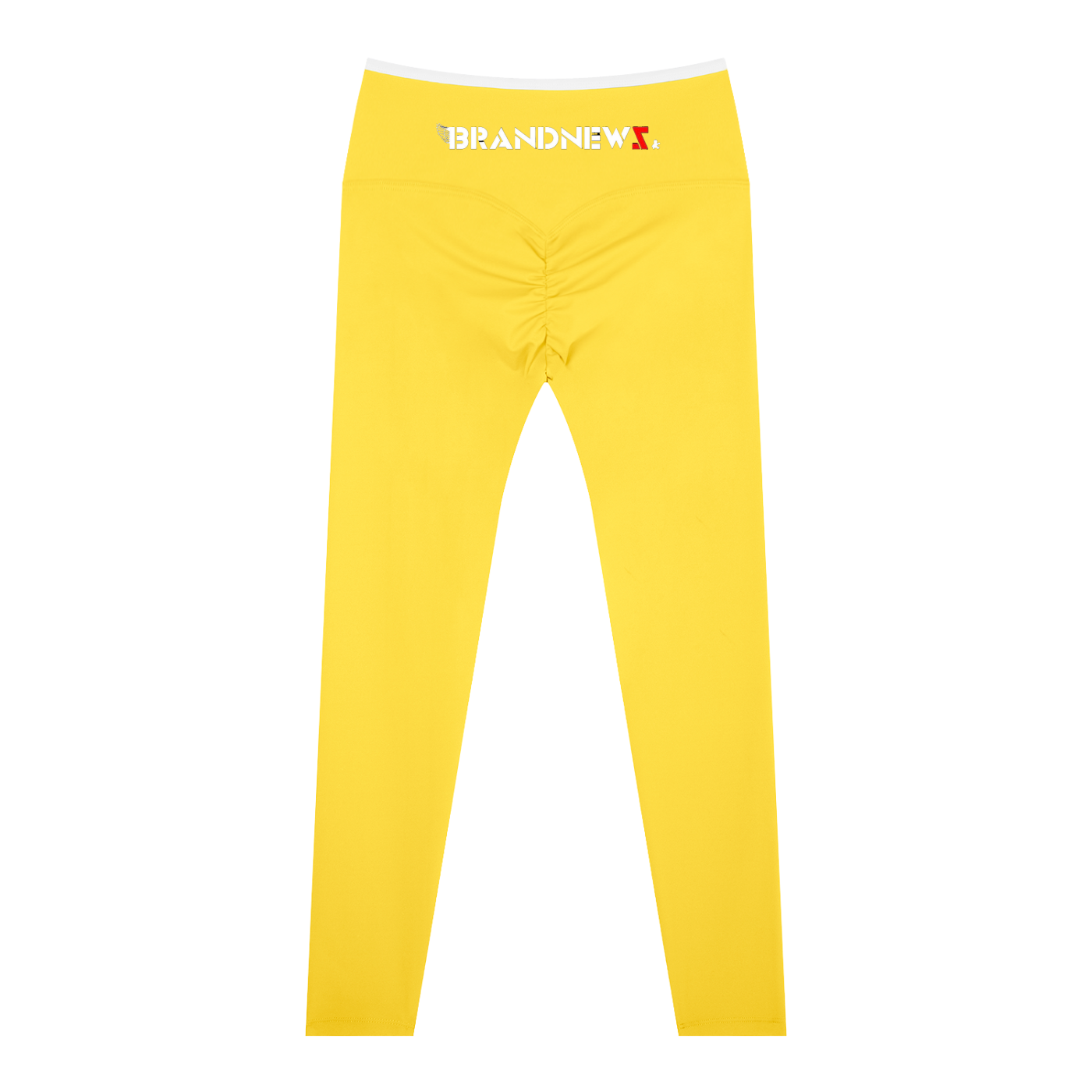 “Brandnewz Live Forward” Women's High-Waisted Yoga Leggings