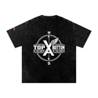 “Commonwealth Classic” Snow Washed Oversized Cotton T-Shirt