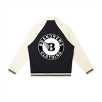 “Brandnewz” Premium Contrast Raglan Sleeve Baseball Jacket
