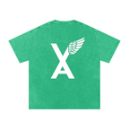 “VA w/wing Immaculate Creation” Snow Washed Oversized Cotton T-Shirt