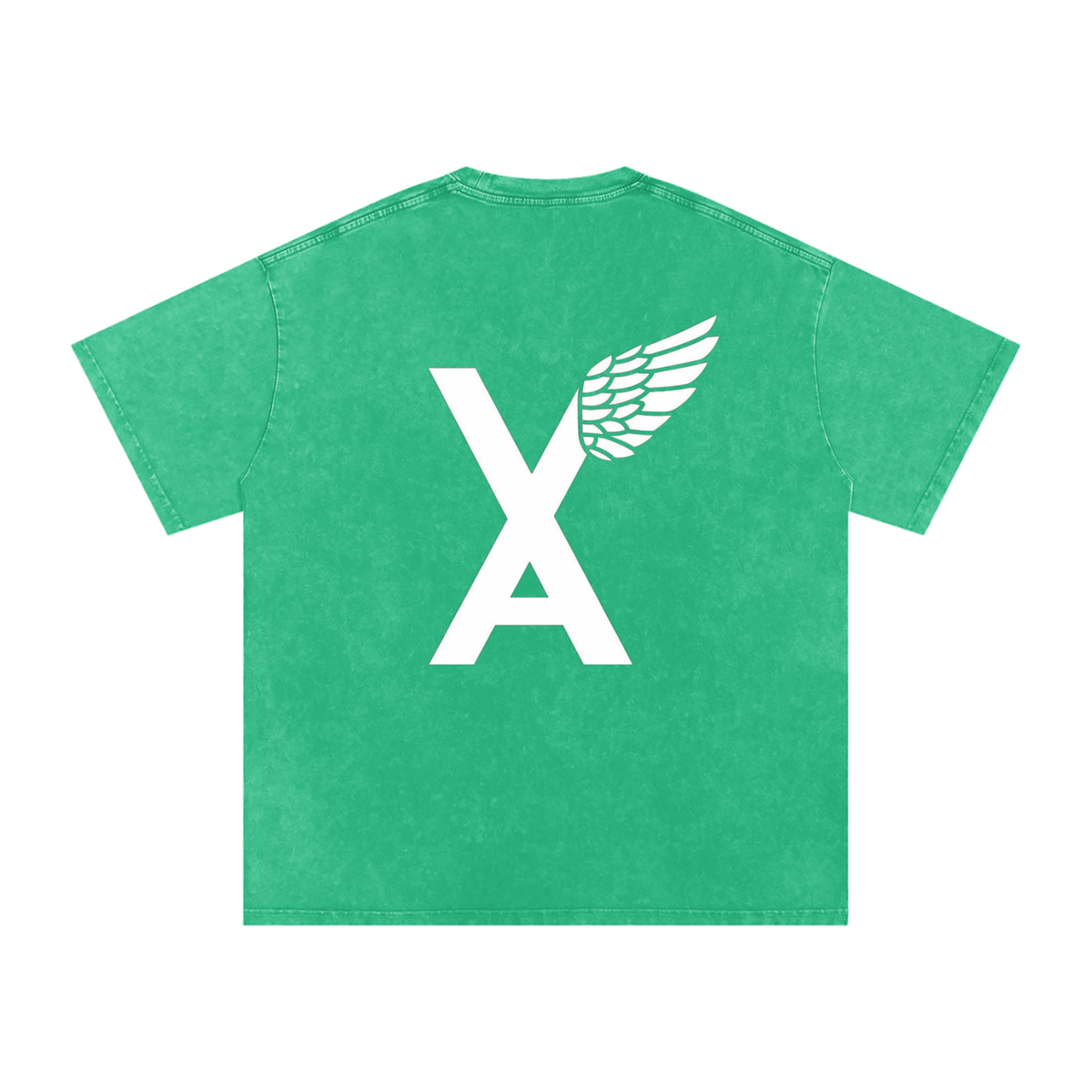 “VA w/wing Immaculate Creation” Snow Washed Oversized Cotton T-Shirt
