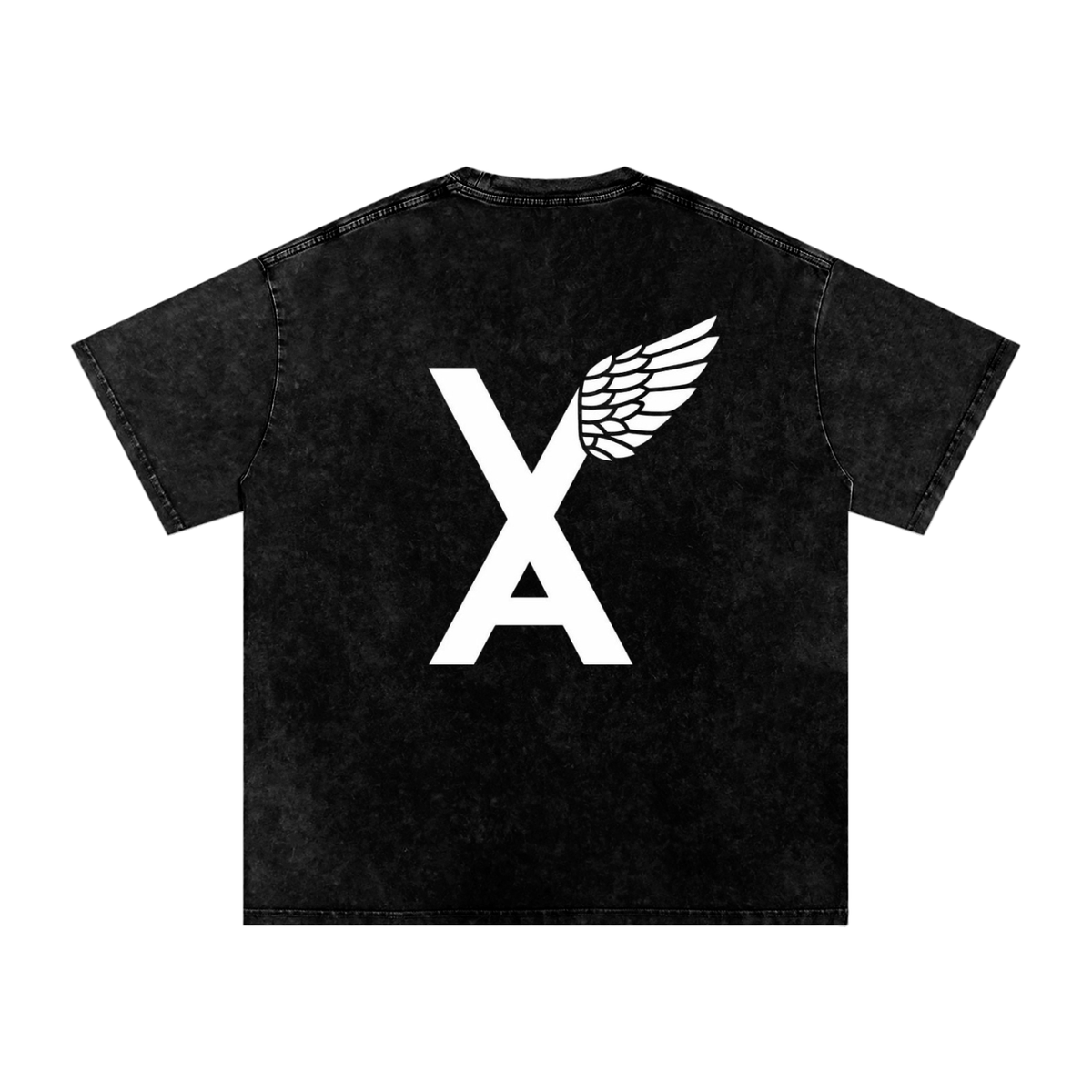 “VA w/wing Immaculate Creation” Snow Washed Oversized Cotton T-Shirt