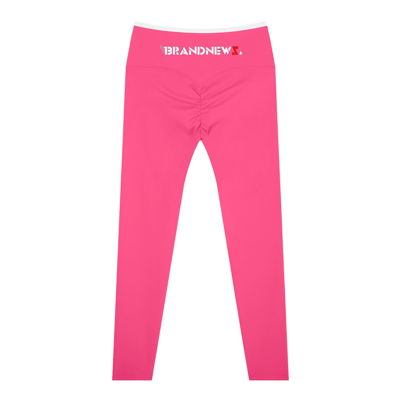 “Brandnewz Live Forward” Women's High-Waisted Yoga Leggings