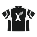“VA w/wing” Premium Unisex Color Block V-Neck T-Shirt