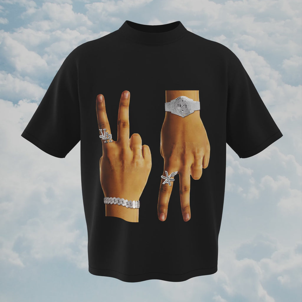 “2 Up 2 down” Premium Rhinestone Tee